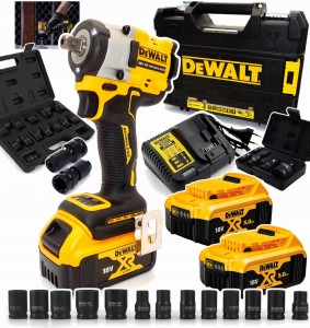 DEWALT UDAROWY KLUCZ DCF922P2 18V 2x5Ah 610Nm   1/2"