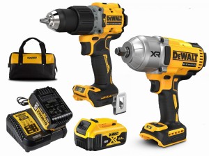 Dewalt Zestaw COMBO DCD805 DCF900 Wkrętarka Klucz Udarowy 2x5ah 18v XR 