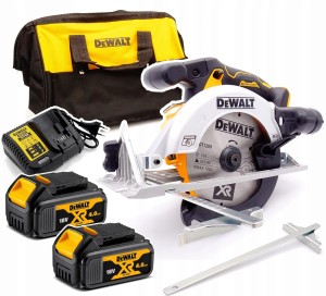 DEWALT DCS565M2 Pilarka tarczowa 18V XR 165mm  Zestaw 2x4Ah
