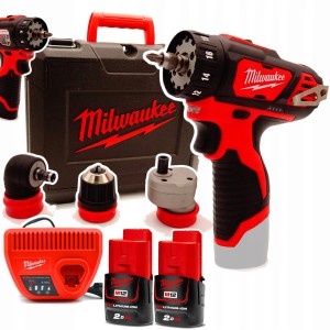 Wkrętarka akumulatorowe Milwaukee M12 BDDXKIT-202C
