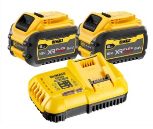 Zestaw Zasilający DEWALT DCB118T2 Ładowarka + 2x Akumulator DCB546 6ah 18-54V XR FlexVolt