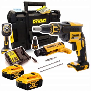 DeWalt DCF620P2K Wkrętarka 18V 2x5,0Ah do płyt G-K z Magazynkiem DCF6202