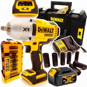 DeWALT DCF900M1T  Klucz udarowy 1/2", 1356Nm, Zestaw 1x4Ah, TSTAK, DWMT74737-0