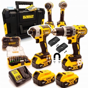 DEWALT DCK266P2T Wkrętarka DCD796 + Zakrętarka DCF887 18V Zestaw 2x 5.0Ah TSTAK DT7969