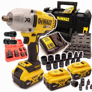 Dewalt Klucz Udarowy Mocny DCF899P2 18V 2x5Ah 1625Nm Zestaw z Nasadkami i akcesoriami 