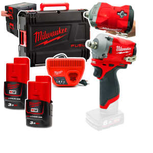 Milwaukee M12 FIWF12-302X 1/2 Klucz Udarowy 2x3AH 