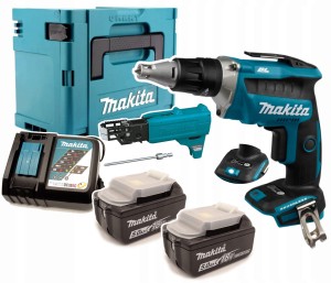 Wkrętarka do Płyt G-k Makita DFS452TJX2 18V 2X 5AH + 191L24-0