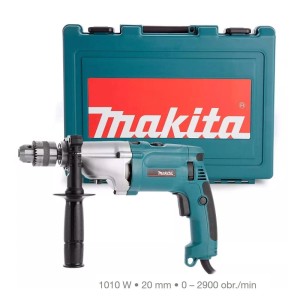 Wiertarka udarowa 2-biegowa MAKITA HP2070J 1010W 13mm w Walizce
