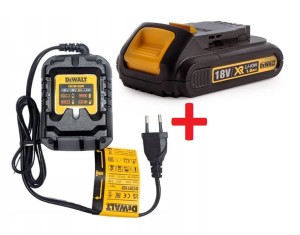 Dewalt ZESTAW ZASILAJĄCY DCB1102S1 Ładowarka + 1x Akumulator DCB181 1,5Ah 18V XR