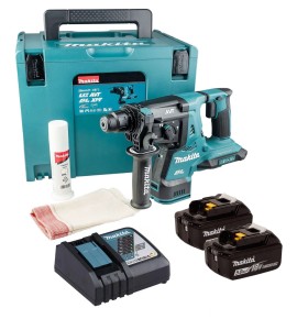 Makita DHR280RTJ 2,8J  18V LXT Młot udarowy SDS Plus Zestaw 2x5Ah