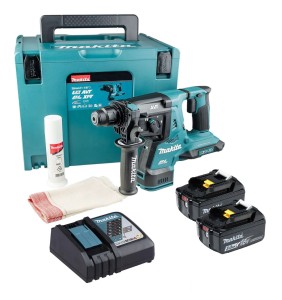 Makita DHR280RFJ 2,8J  18V LXT Młot udarowy SDS Plus Zestaw 2x3Ah