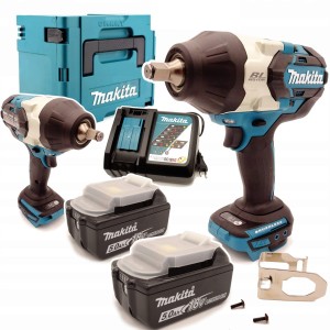 MAKITA DTW1002RTJ KLUCZ UDAROWY 1/2'' 1600nM 18V LXT Zestaw 2x5Ah
