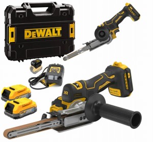 DEWALT DCM200E2T Szlifierka pilnik TAŚMOWY 13mm 18V XR 13x457mm Zestaw 2x1,7Ah