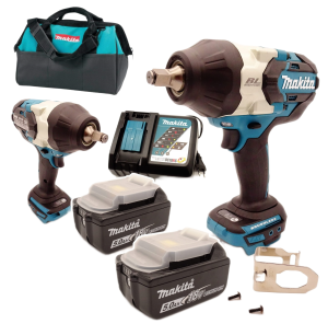 MAKITA DTW1002RTJ Klucz Udarowy 1/2 Cala 1600NM 18V LXT Zestaw 2x5Ah w Torbie