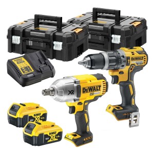 Profesjonalny zestaw COMBO DeWALT 18V XR – 2 narzędzia: DCD796 DCF899 2x5Ah Li-Ion