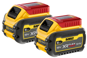 DeWALT DCB546T2 Zestaw 2 Akumulatorów XR FlexVolt 18V - 54V 6Ah / 2Ah