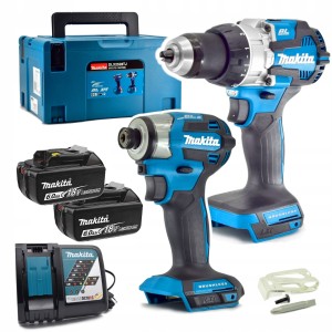 MAKITA Zestaw Combo DLX2528GJ DHP489 DTD173 2x6ah LXT Wiertarka Zakrętarka