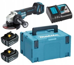  Makita DGA517RTJ Szlifierka kątowa akumulatorowa 125mm, regulacja obrotów