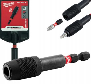 Milwaukee 4932459398 Uchwyt magnetyczny do bitów 1/4 Hex 73 mm z blokadą