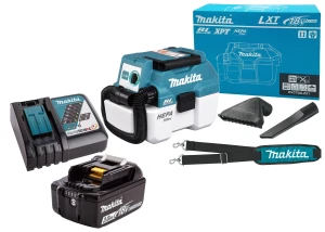 MAKITA DVC750LZX1 AKUMULATOROWY ODKURZACZ 18V LXT na sucho mokro Zestaw 1x3Ah