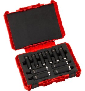 ZESTAW NASADEK 1/2" 8-21 MM MILWAUKEE, 10 SZT