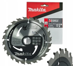 Makita B-32007 – tarcza tnąca MFORCE 165×20 mm 24Z do drewna (zagłębiarki SP6000/DSP600)