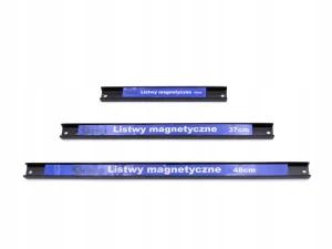 GEKO G73305 – listwy magnetyczne metalowe 3 szt. (23 cm, 37 cm, 48 cm)
