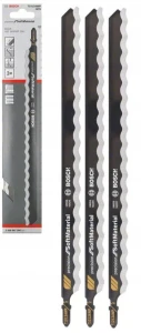 Bosch  2 608 667 396 Brzeszczoty do wyrzynarki HCS 250 mm, uchwyt T (teowy), 3 szt.