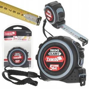 TVARDY T00343 – miara zwijana dwustronna 5 m / 25 mm, KLASA I