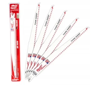 Milwaukee 48475036  brzeszczoty do piły szablastej do drewna 230 mm 5 TPI (5 szt.)