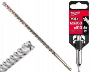 Milwaukee 4932352034 Wiertło do betonu SDS-Plus MX4 12×260/310 mm (1 szt.)