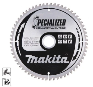 Makita B-33299 – tarcza tnąca Specialized do aluminium 216 mm
