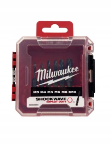 Milwaukee 4932498267 – Wiertła Gwintujące M3–M10 HSS-G 1/4″ | Zestaw 6 szt.