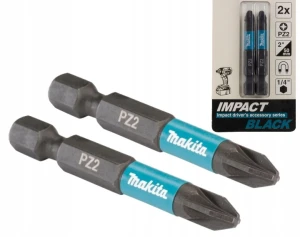 Makita B-63753 – końcówki wkrętakowe Impact Black PZ2 50 mm, 2 szt.