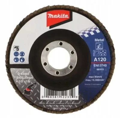 MAKITA-D-63460-10-TARCZA-LISTKOWA-Do-Szlifowania-P120-Metal-Stal-Drewno-PCV-Stan-opakowania-oryginalne.jpg