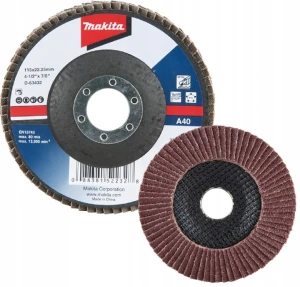 Makita D-63460– tarcza listkowa 115 mm A120, zestaw 1 szt.