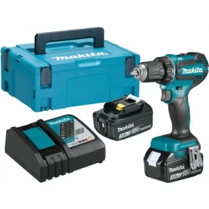 Makita DDF485RFJ Wiertarko Wkrętarka 18V LXT 50nm Brushless Zestaw 2x3Ah
