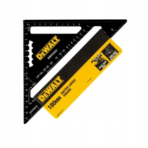 DeWALT DWHT25227-0 – Aluminiowy Kątownik Ciesielski 18 cm | Przymiar Dekarski