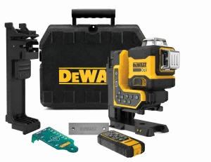 DeWalt DCLE34035N – laser krzyżowy akumulatorowy 3 x 360° zielony 18V XR 80 m BODY