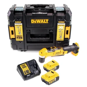 DeWALT DCD740P2 – Akumulatorowa Wiertarko-Wkrętarka Kątowa XR 18V 2x5,0Ah TSTAK