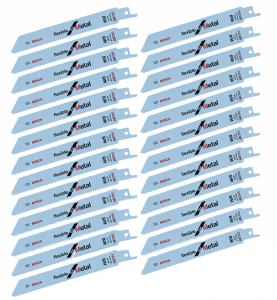 BOSCH S922EF Brzeszczot 150mm do piły szablastej metalu blachy 25szt 18TPI 2608657551