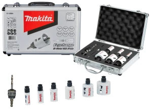 Makita E-12304 Zestaw Otwornic EZYCHANGE 6szt 19-57mm do metalu drewna  Inox