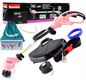 Makita UR100DZ różowa – podkaszarka akumulatorowa do trawy 12V CXT 26 cm