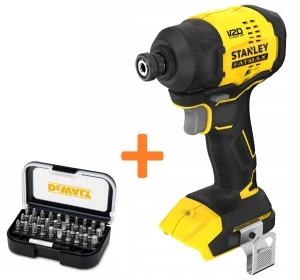 STANLEY FatMax SFMCF811B – zakrętarka udarowa akumulatorowa 18V V20 170 Nm BODY + DT7944S