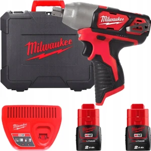 Milwaukee M12 BIW12-202C – klucz udarowy 1/2" 12V 138 Nm, zestaw 2x2.0Ah