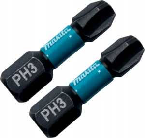 Makita B-63622 – bity udarowe PH3 25 mm Impact Black 2 szt. | Profesjonalne końcówki do zakrętarki