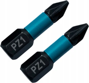 Makita B-63638 – bity udarowe PZ1 25 mm Impact Black – 2 szt. | Profesjonalne końcówki do zakrętarki