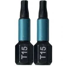 Makita B-63666 – bity udarowe TX15 25 mm IMPACT BLACK 2 szt. | Końcówki Torx do zakrętarki