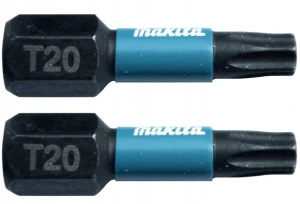 Makita B-63672 – bity udarowe T20 25 mm IMPACT BLACK 2 szt. | Profesjonalne końcówki Torx