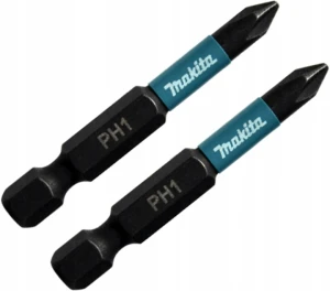 Makita B-63719 – bity udarowe PH1 50 mm IMPACT BLACK 2 szt. | Profesjonalne końcówki do zakrętarki